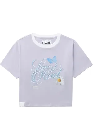 Izzue T-shirt en coton à imprimé graphique