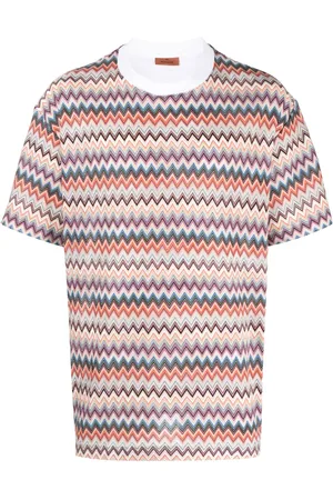 Missoni T-shirt à motif zig-zag