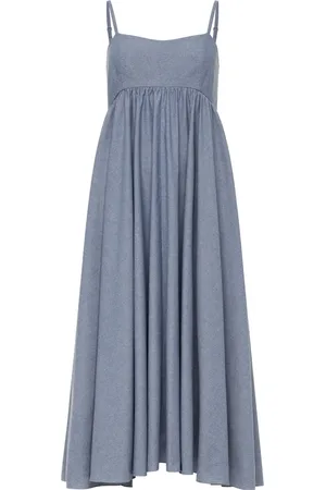 Azeeza Robe mi-longue en chambray