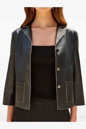 Cult Gaia Blazer Layton en cuir