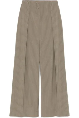 MITILIANE COUTURE Pantalon ample à fines rayures