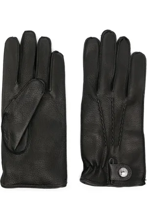 corneliani Gants en cuir à bride poignet
