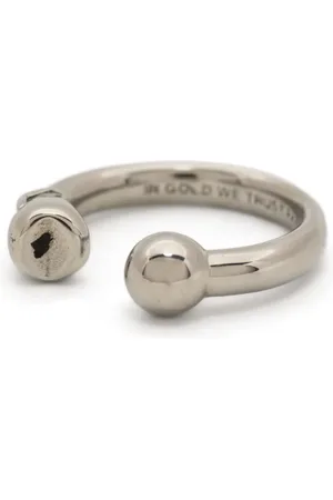 In Gold We Trust Bague à design ouvert