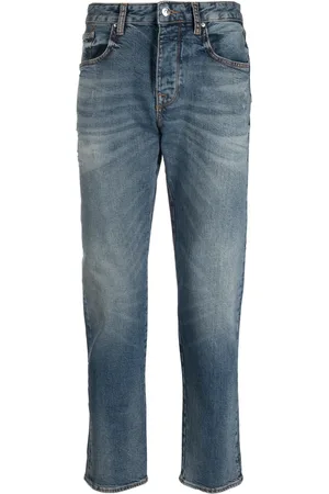 Armani Exchange Jean cigarette à patch logo