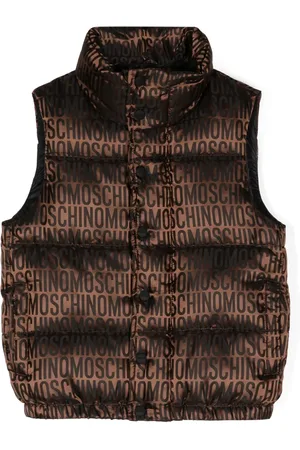 Moschino Gilet à logo en jacquard