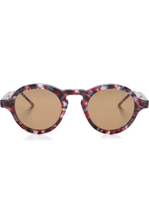 Thom Browne Lunettes de soleil UES926A à monture ronde