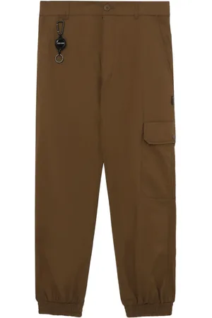 Izzue Pantalon en coton stretch à détail de mousqueton