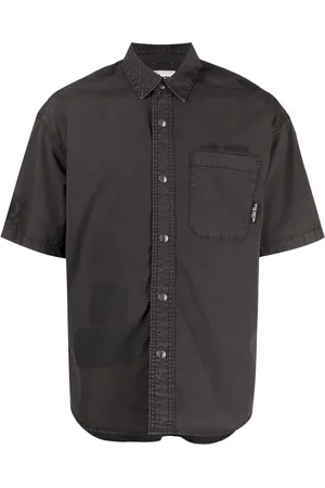 Izzue Chemise en jean à logo brodé