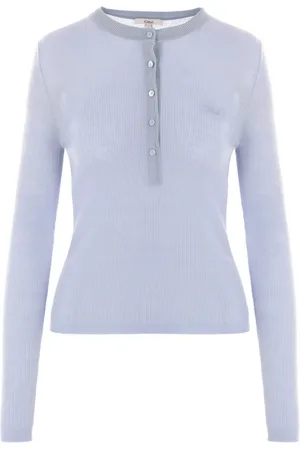 Chloé T-shirt nervuré à manches longues