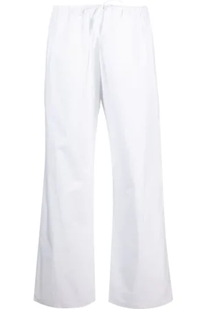 MATTEAU Pantalon droit à lien de resserrage