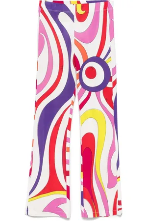 PUCCI Junior Pantalon à imprimé abstrait