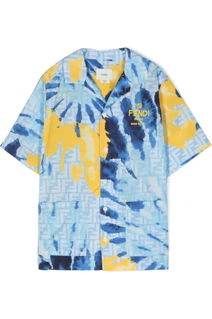 Fendi Chemise à imprimé tie dye