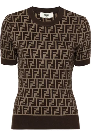 Fendi Débardeur en maille à logo FF