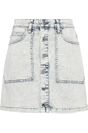 Izzue Minijupe en jean à effet délavé