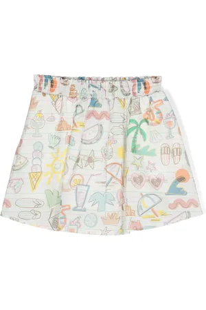 Stella McCartney Jupe à imprimé illustration