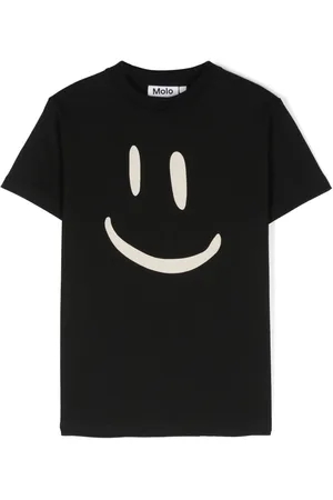 Molo T-shirt Roxo à imprimé Smiley