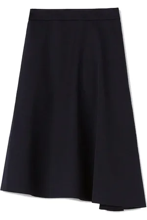 Jil Sander Jupe mi-longue à ourlet asymétrique