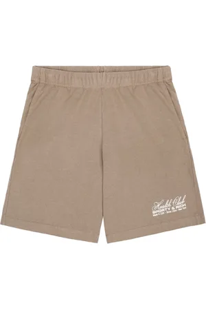 Sporty & Rich Short en coton à logo imprimé