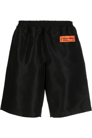 Heron Preston Short de sport à patch logo