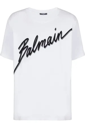 Balmain T-shirt à logo imprimé