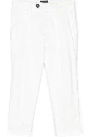 FAY Pantalon en coton mélangé à coupe droite