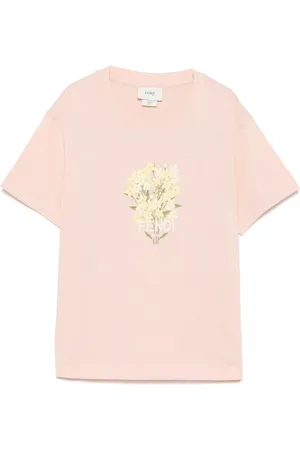 Fendi T-shirt à logo brodé