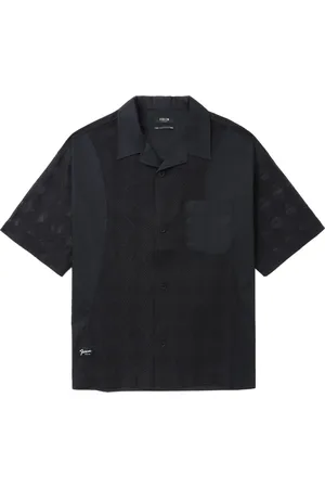 FIVE CM Chemise en coton à motif géométrique