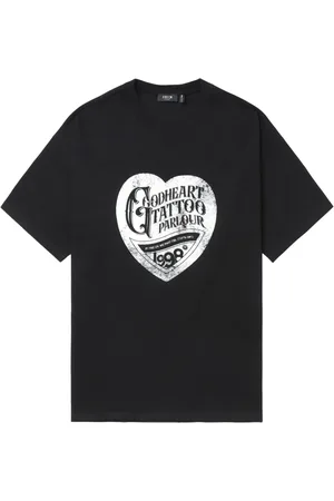 FIVE CM T-shirt en coton à imprimé graphique