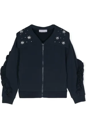 MONNALISA Cardigan zippé à volants