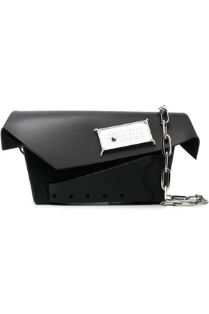 Maison Margiela Sac porté épaule Snatched en cuir