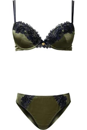 Twin-Set Soutien-gorge push-up et culotte en soie