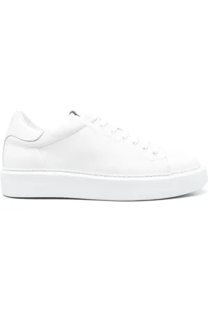 Giuliano Galiano Baskets en cuir à lacets