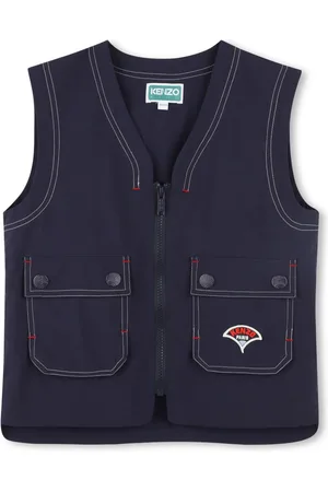 Kenzo Gilet à patch logo