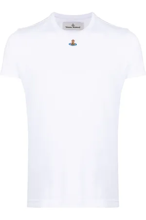 Vivienne Westwood Chemise en coton à logo brodé