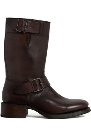 Dsquared2 Bottines Harley en cuir
