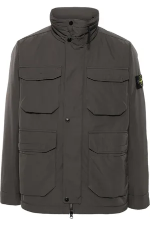Stone Island Veste matelassée à patch Compass