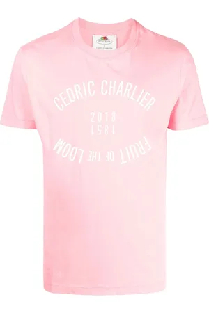 CÉDRIC CHARLIER T-shirt en coton à logo imprimé