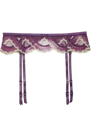 FLEUR DU MAL Porte-jarretelles Hendrix à broderies