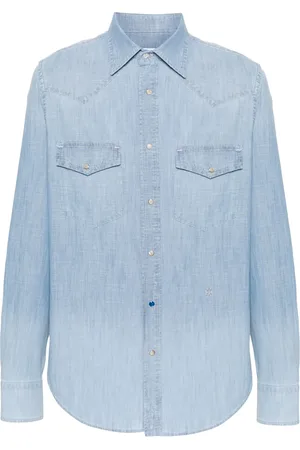 Jacob Cohen Chemise en jean à logo brodé