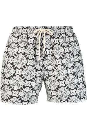 PENINSULA SWIMWEAR Short de bain à imprimé géométrique