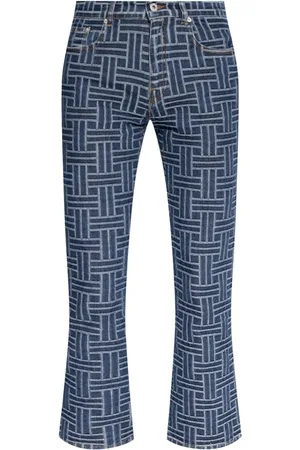 Kenzo Jean évasé à motif en jacquard