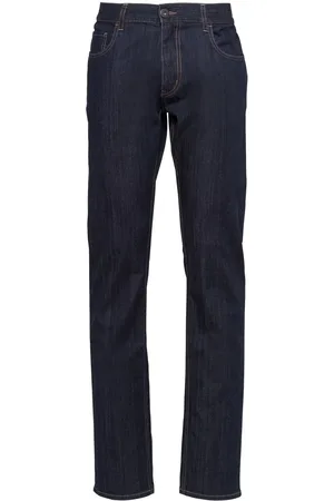 Prada Jean droit à coutures contrastantes