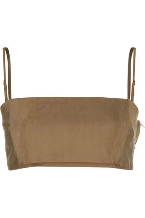 Cult Gaia Haut crop Tereza à encolure carrée