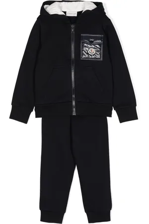Moncler Survêtement en coton à patch logo