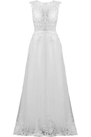 Tadashi Shoji Robe longue Hastings à broderies