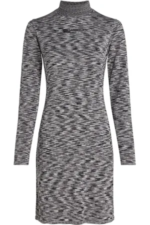 Karl Lagerfeld Robe en maille à manches longues