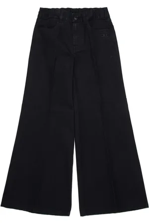 Diesel Pantalon à logo Oval D brodé