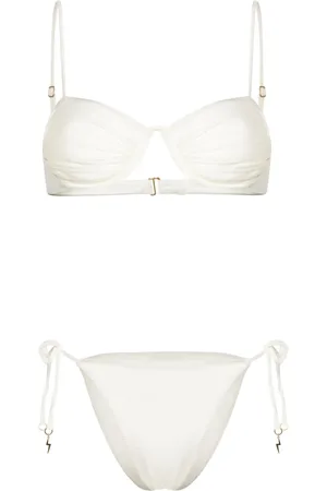 Noire Swimwear Bikini Monowire en satin