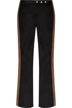 MISBHV Pantalon évasé à détails rayés