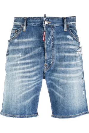Dsquared2 Short en jean à effet usé